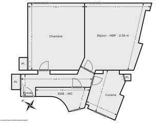 Vente appartement 2 pièces Vente appartement 2 pièces