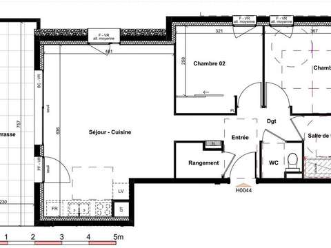 Vente appartement 3 pièces
