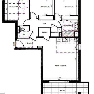 Vente appartement 4 pièces