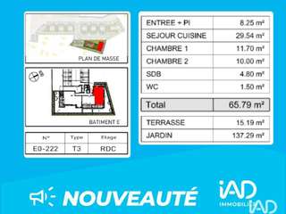Vente appartement 3 pièces Vente appartement 3 pièces