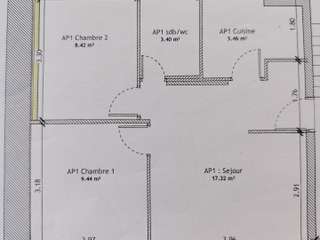 Vente appartement 2 pièces
