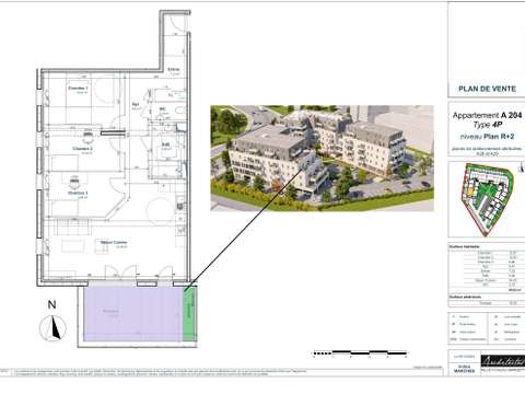 Vente appartement 4 pièces
