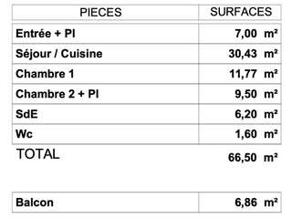 Vente appartement 3 pièces Vente appartement 3 pièces