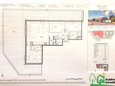 Vente appartement 4 pièces Vente appartement 4 pièces