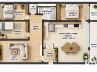 Vente appartement 4 pièces Vente appartement 4 pièces