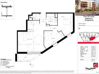 Vente appartement 3 pièces