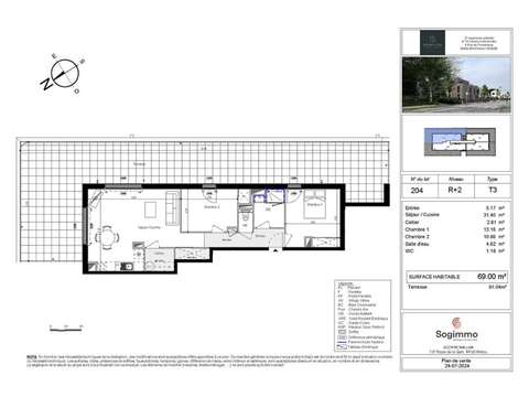 Vente appartement 3 pièces Vente appartement 3 pièces