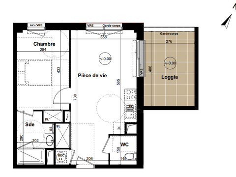 Vente appartement 2 pièces