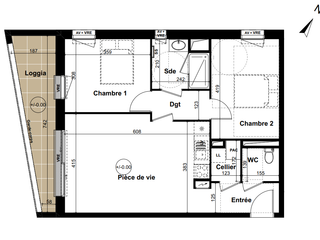 Vente appartement 3 pièces