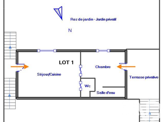 Vente appartement 2 pièces