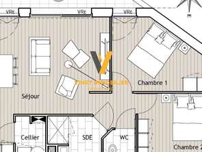 Vente Appartement 3 piècesMontbert