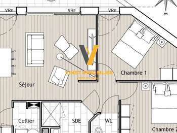Vente appartement 3 pièces Montbert 44