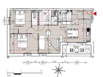 Vente appartement 3 pièces Vente appartement 3 pièces