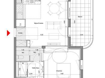 Vente appartement 2 pièces
