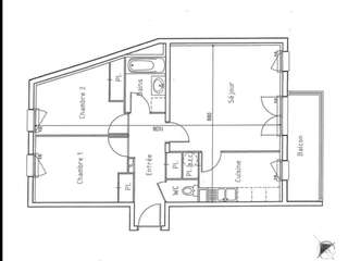 Vente appartement 3 pièces