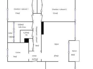 Vente appartement 3 pièces