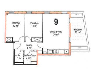Vente appartement 3 pièces Vente appartement 3 pièces