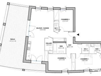 Vente appartement 4 pièces Vente appartement 4 pièces
