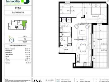 Vente appartement 3 pièces Vente appartement 3 pièces