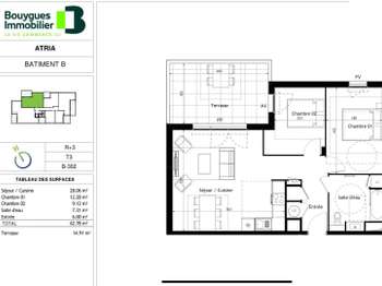 Vente appartement 3 pièces Vente appartement 3 pièces