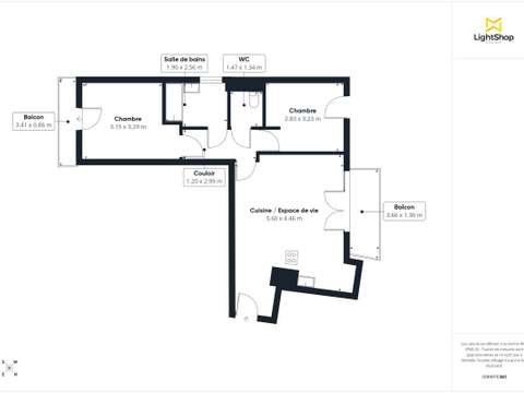 Vente appartement 3 pièces