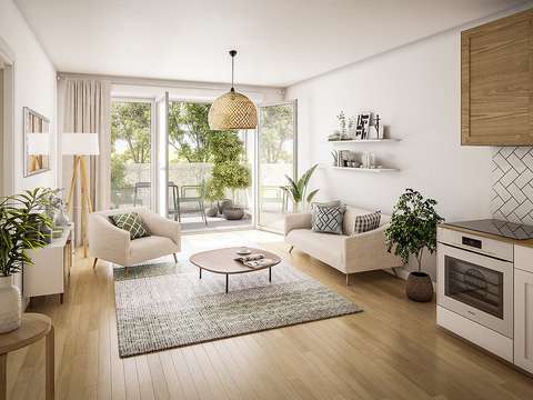 Vente appartement 2 pièces Mordelles 35