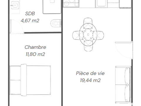 Vente appartement 2 pièces Morlaix 29