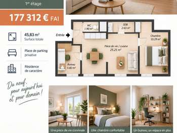 Vente Appartement 3 piècesMorlaix