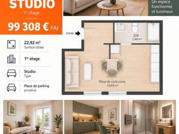 Vente Appartement T1Morlaix