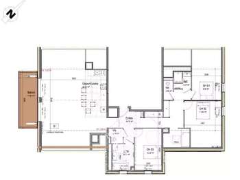 Vente appartement 3 pièces Morzine 74