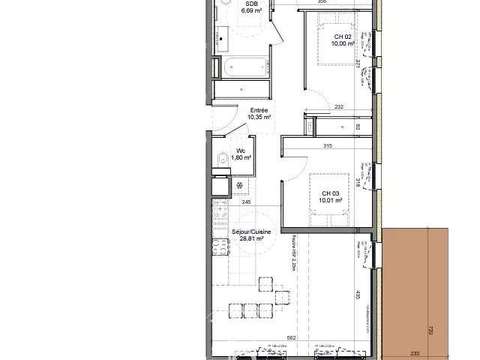 Vente appartement 4 pièces Morzine 74