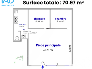 Vente appartement 3 pièces Vente appartement 3 pièces