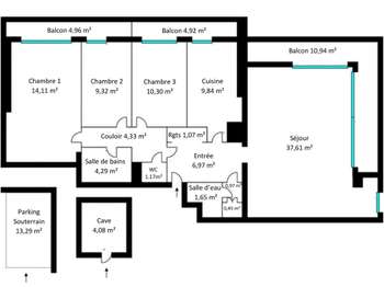 Vente appartement 5 pièces Vente appartement 5 pièces