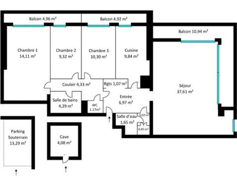 Vente appartement 5 pièces Vente appartement 5 pièces