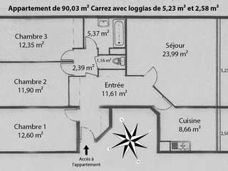 Vente appartement 4 pièces