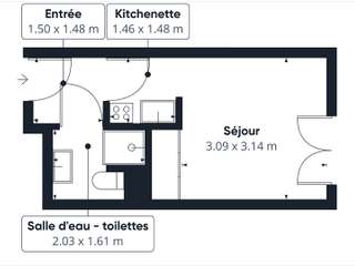 Vente appartement 1 pièce