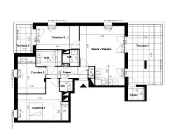 Vente appartement 4 pièces