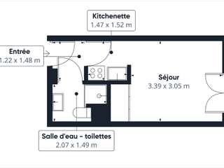 Vente Studio 1 pièce