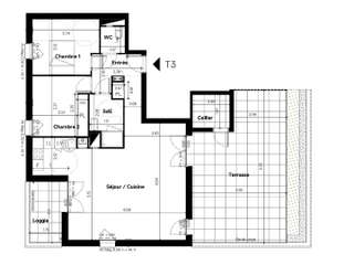 Vente appartement 3 pièces