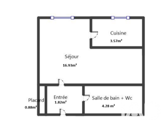 Vente appartement 1 pièce