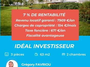 Vente Appartement 3 piècesNantes