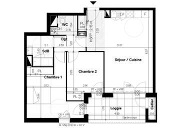 Vente appartement 3 pièces