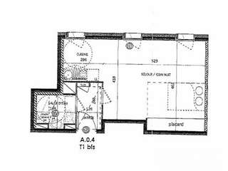 Vente appartement 1 pièce