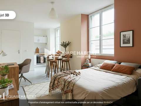 Vente appartement 1 pièce Nantes 44