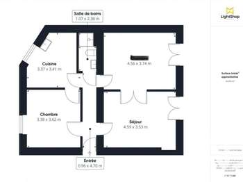 Vente appartement 3 pièces