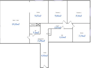 Vente appartement 4 pièces