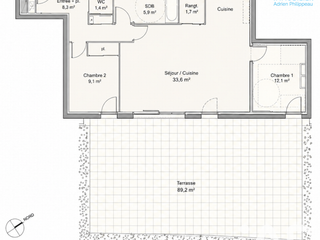 Vente appartement 3 pièces