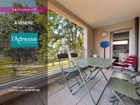 Vente appartement 3 pièces Nantes 44