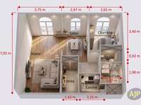 Vente appartement 3 pièces Vente appartement 3 pièces