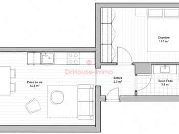 Vente appartement 2 pièces Nantes 44